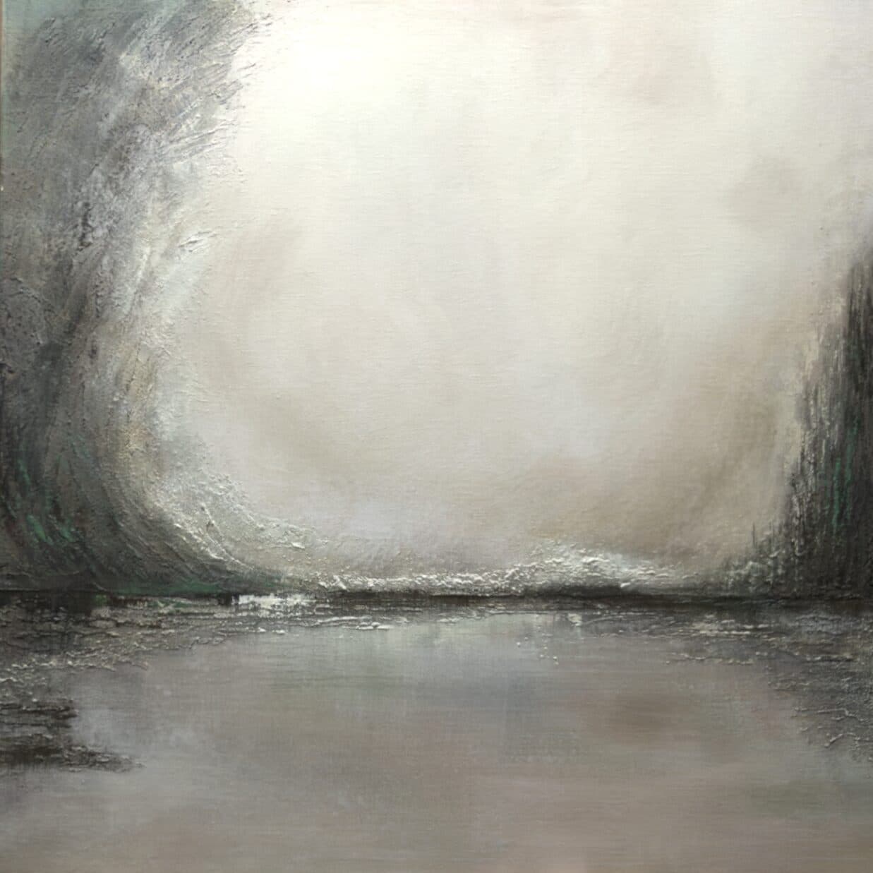 Surrender IV, painting by Elham Kamali