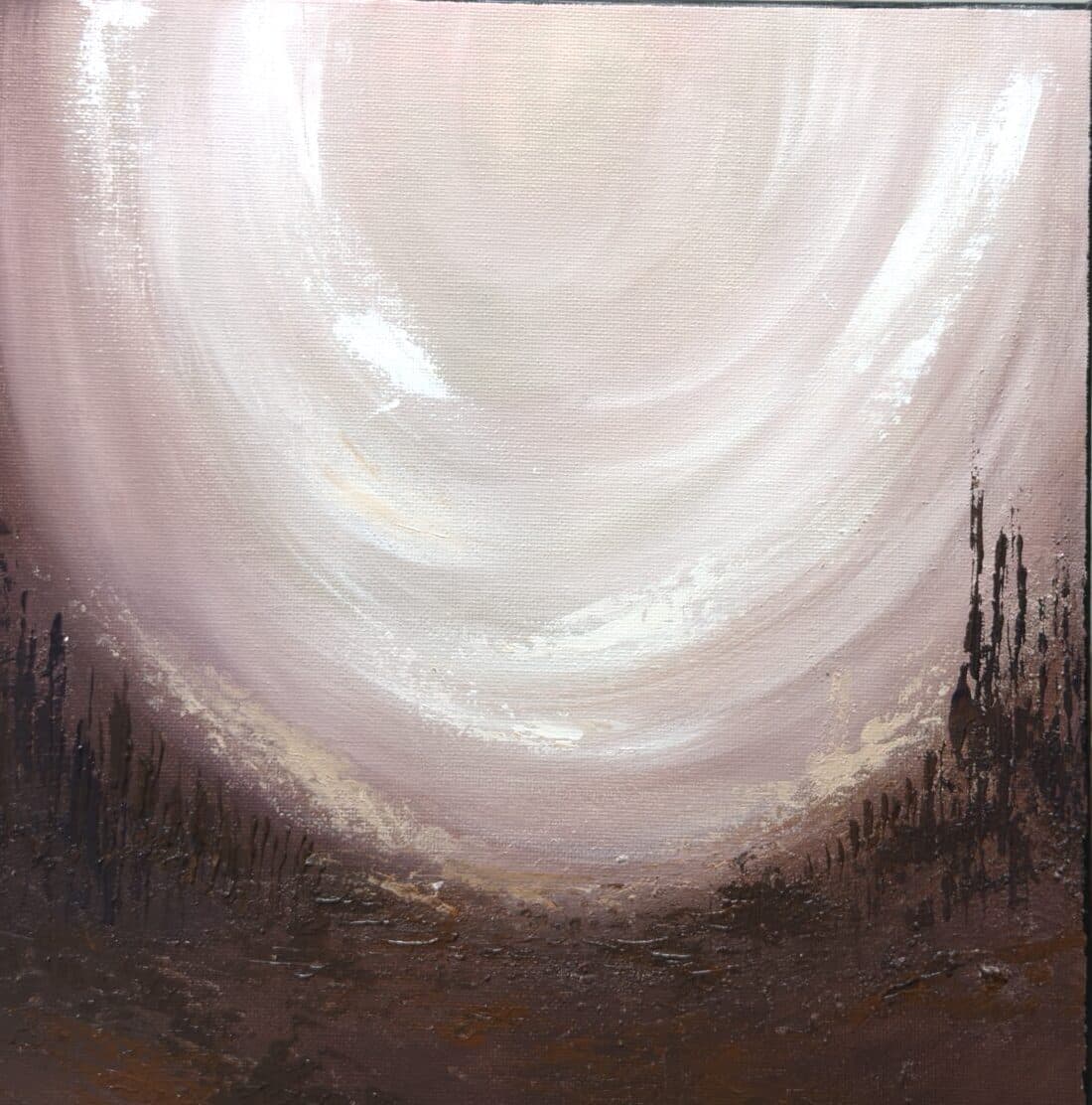 Surrender V, painting by Elham Kamali