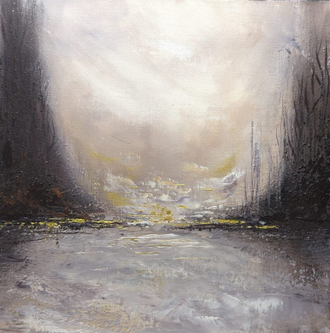 Surrender VI, painting by Elham Kamali