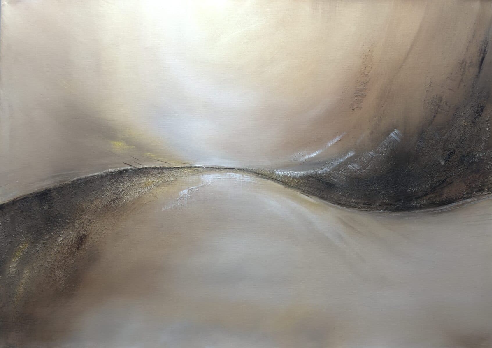 Surrender VII, painting by Elham Kamali