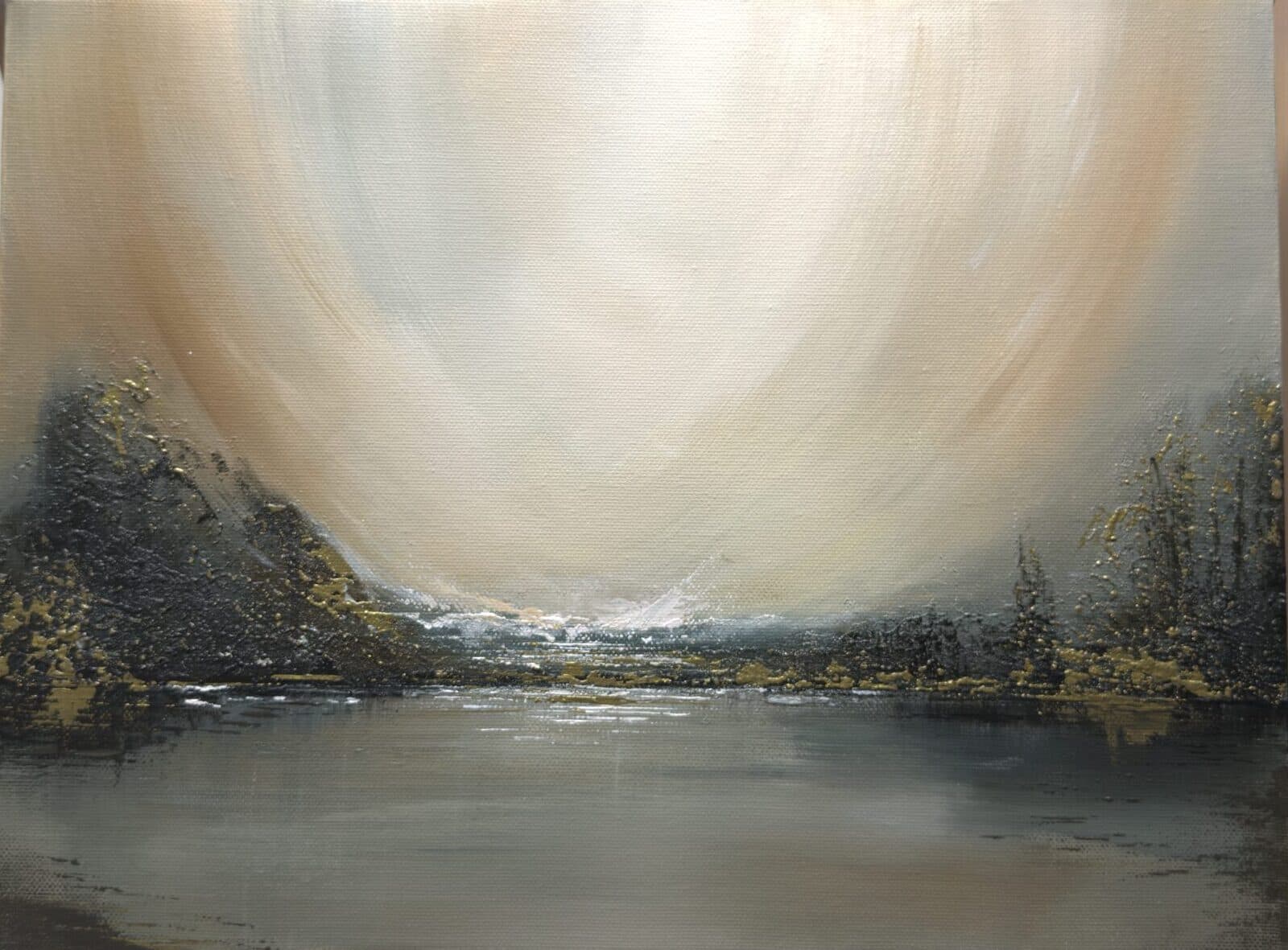 Surrender VIII, painting by Elham Kamali
