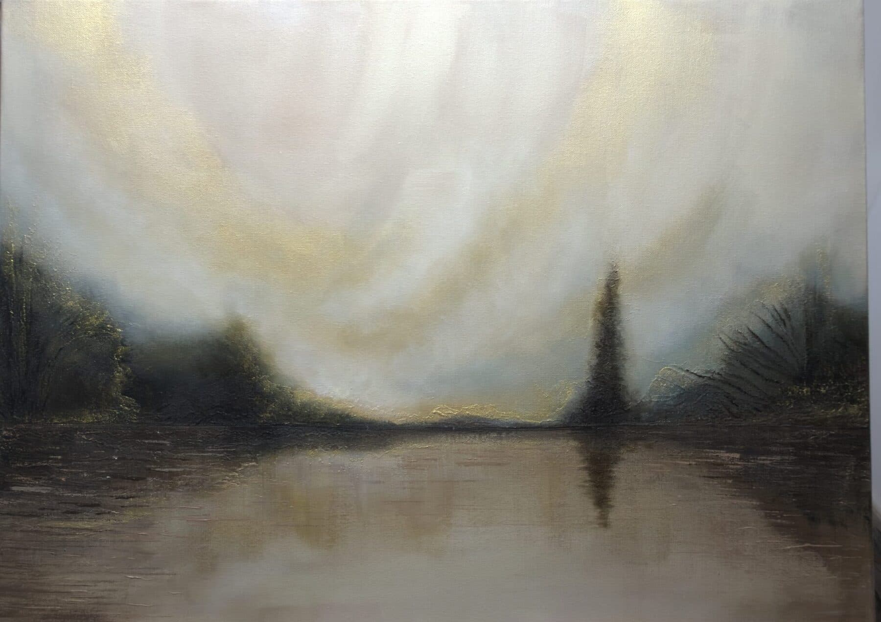 Surrender IX, painting by Elham Kamali