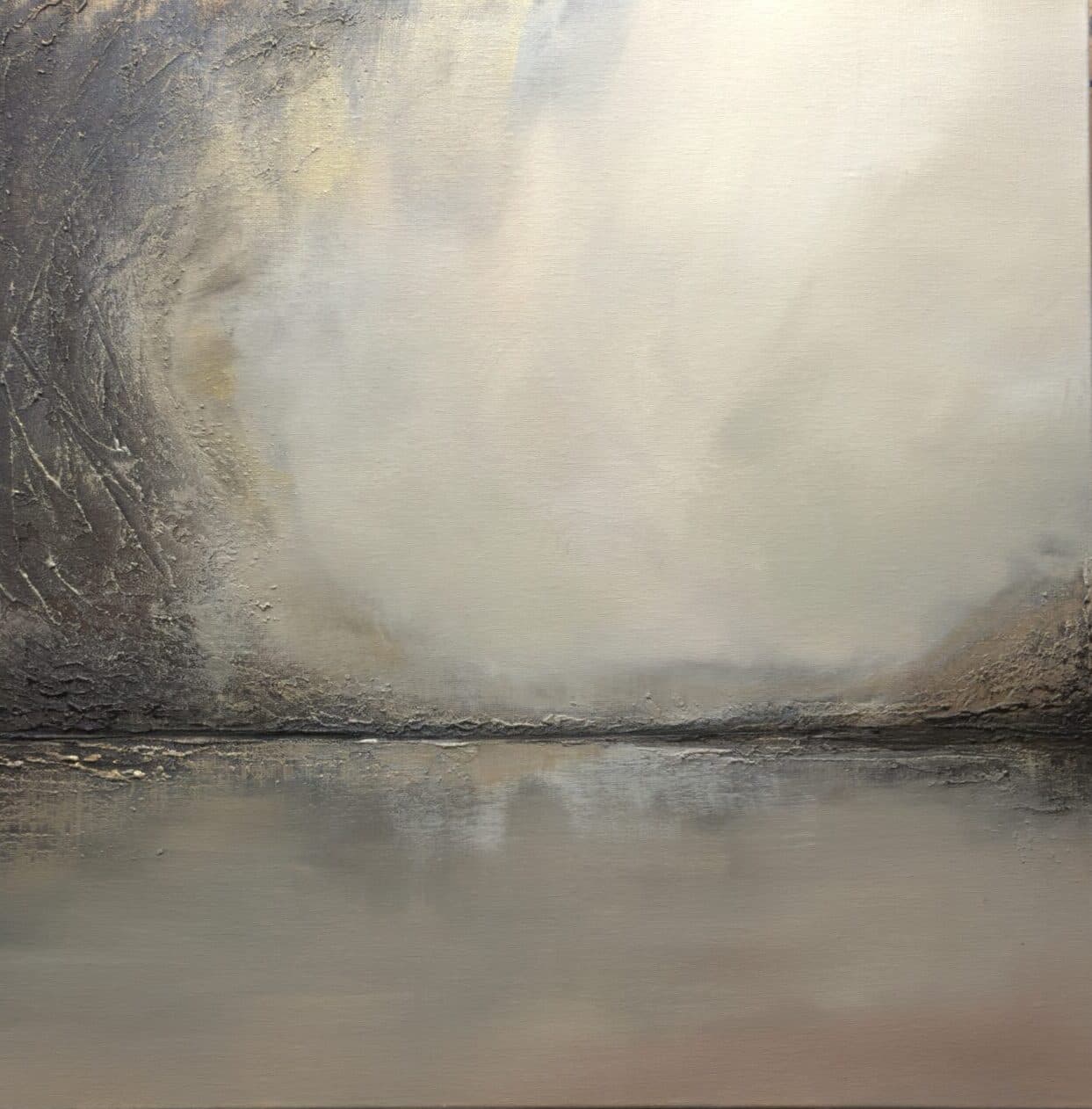Surrender X, painting by Elham Kamali