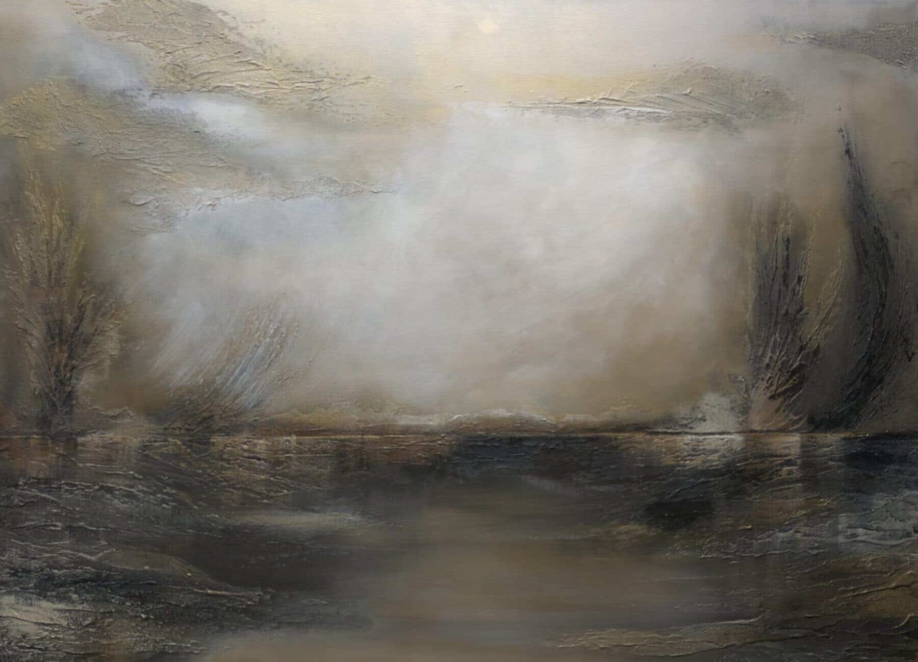 Surrender XII, painting by Elham Kamali