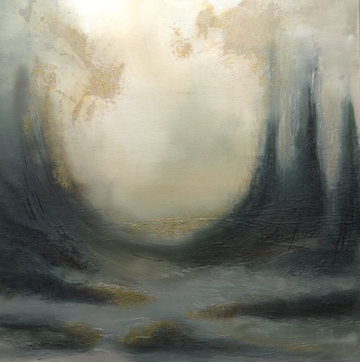 Surrender II, painting by Elham Kamali
