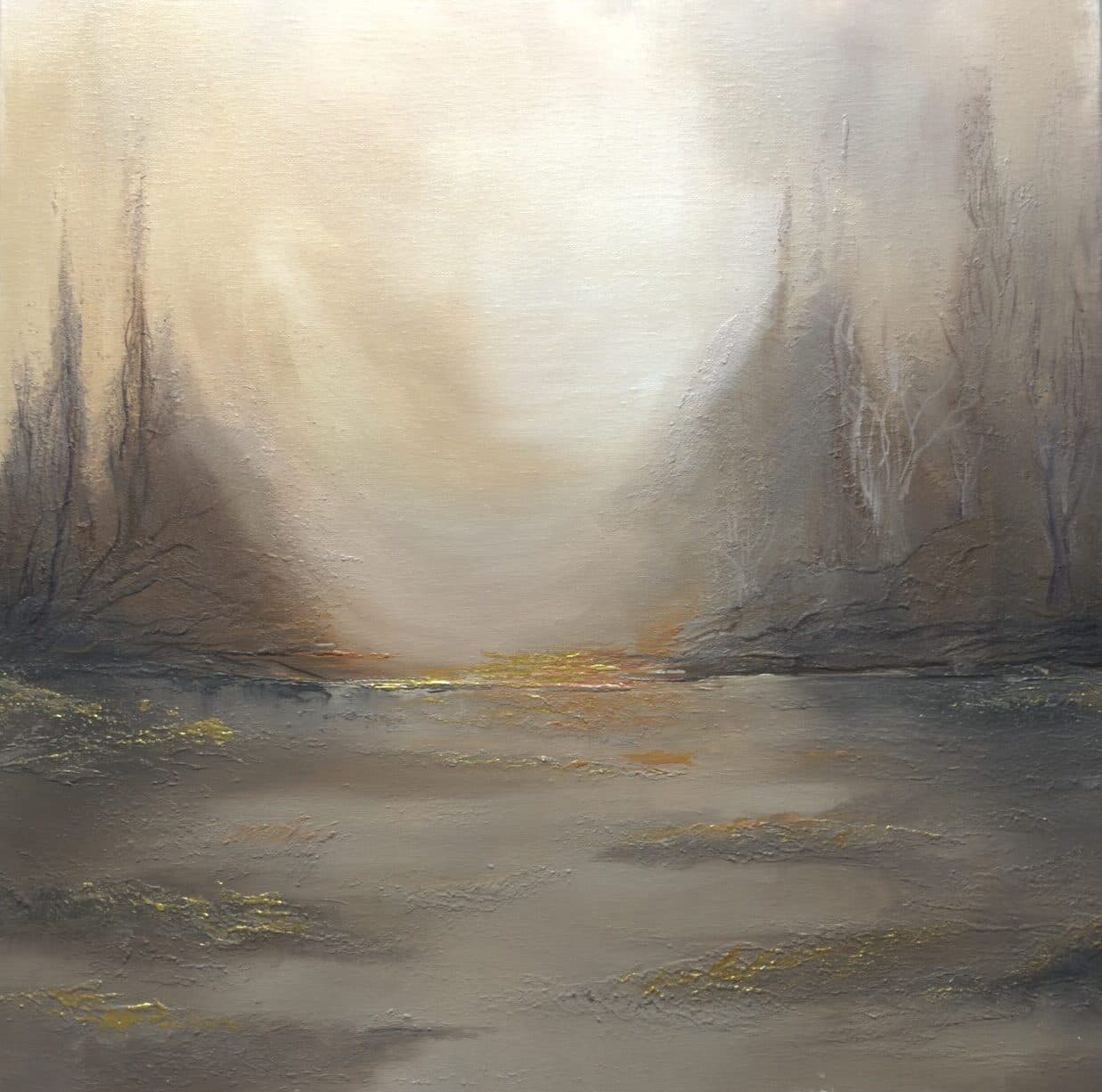 Surrender XIV, painting by Elham Kamali