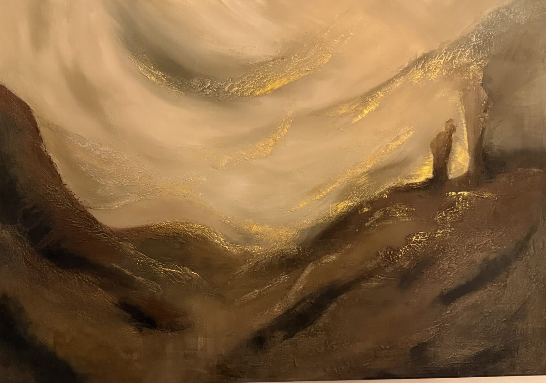 Surrender XX, painting by Elham Kamali